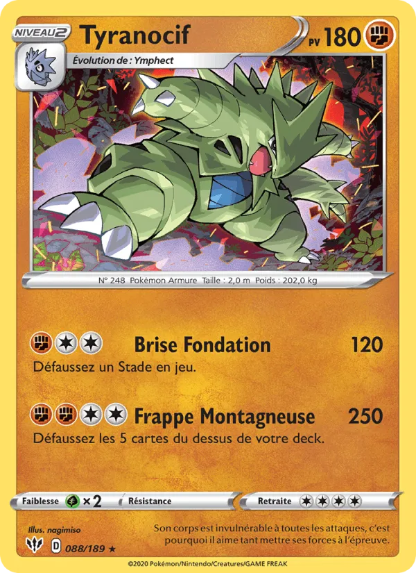 Tyranocif · Ténèbres Embrasées 88/189