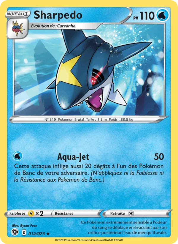 Sharpedo · La Voie du Maître 12/73