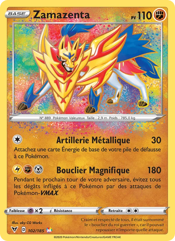 Zamazenta · Voltage Éclatant 102/185