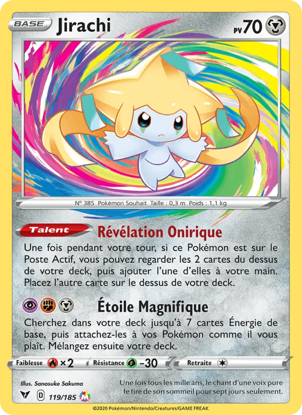Jirachi · Voltage Éclatant 119/185