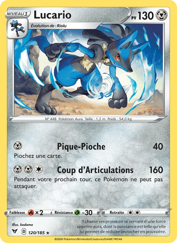 Lucario · Voltage Éclatant 120/185