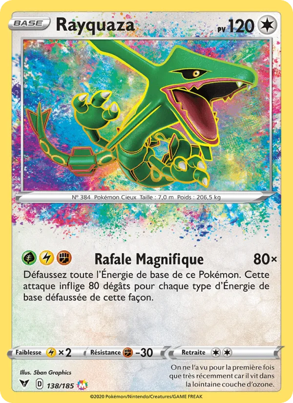 Rayquaza · Voltage Éclatant 138/185