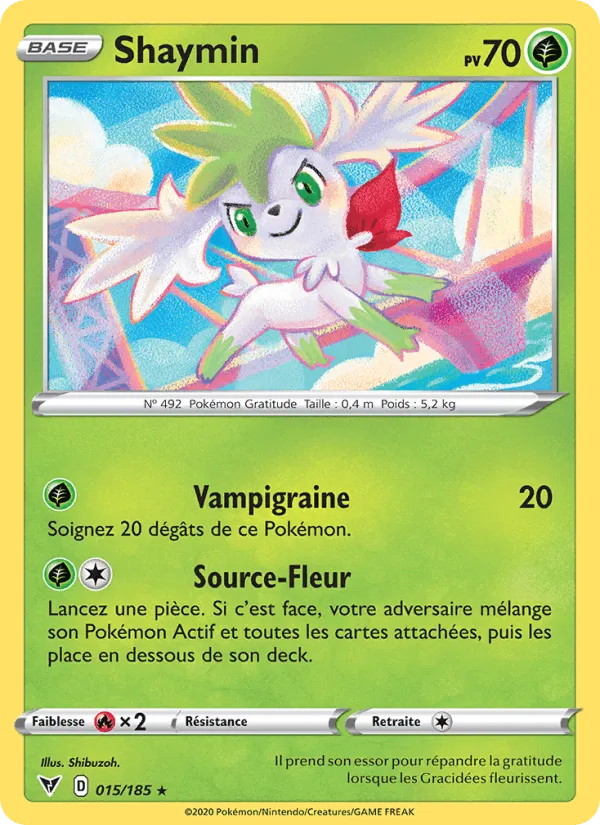 Shaymin · Voltage Éclatant 15/185