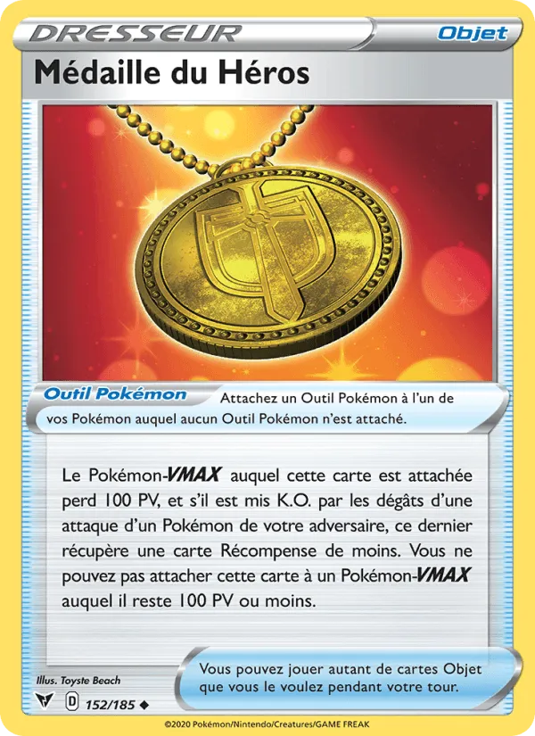 Médaille du Héros · Voltage Éclatant 152/185