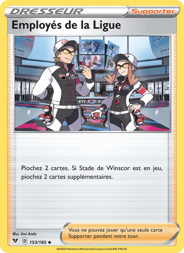 Employés de la Ligue · Voltage Éclatant 153/185