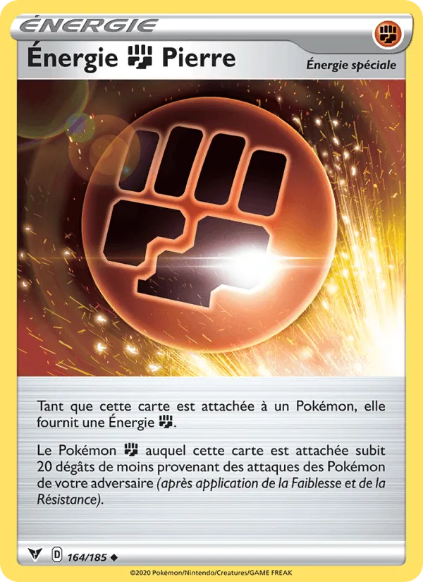 Énergie Fighting Pierre · Voltage Éclatant 164/185