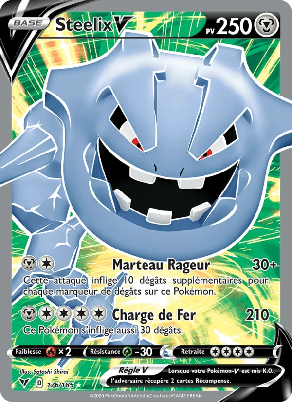 Steelix V · Voltage Éclatant 176/185
