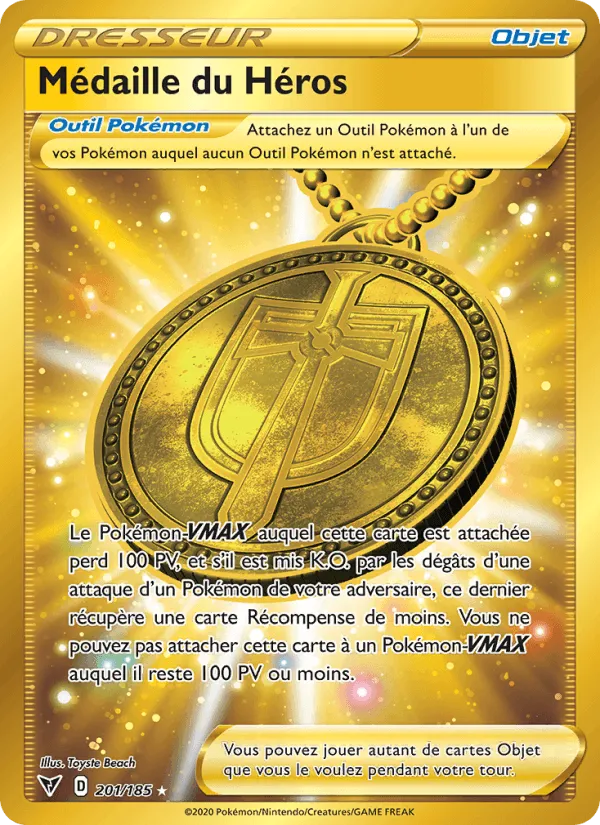 Médaille du Héros · Voltage Éclatant 201/185