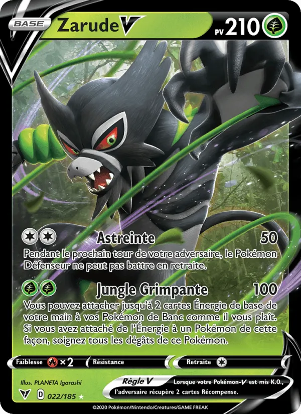 Zarude V · Voltage Éclatant 22/185