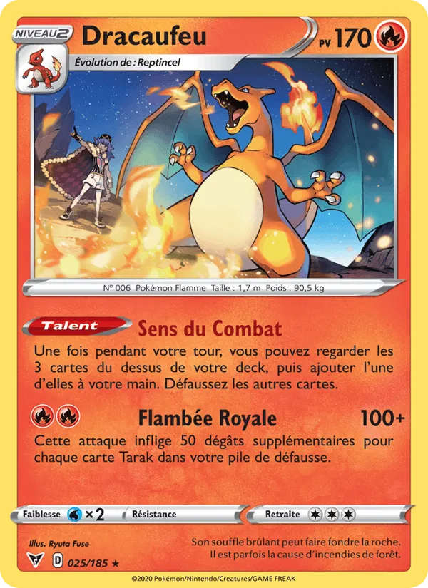 Dracaufeu · Voltage Éclatant 25/185