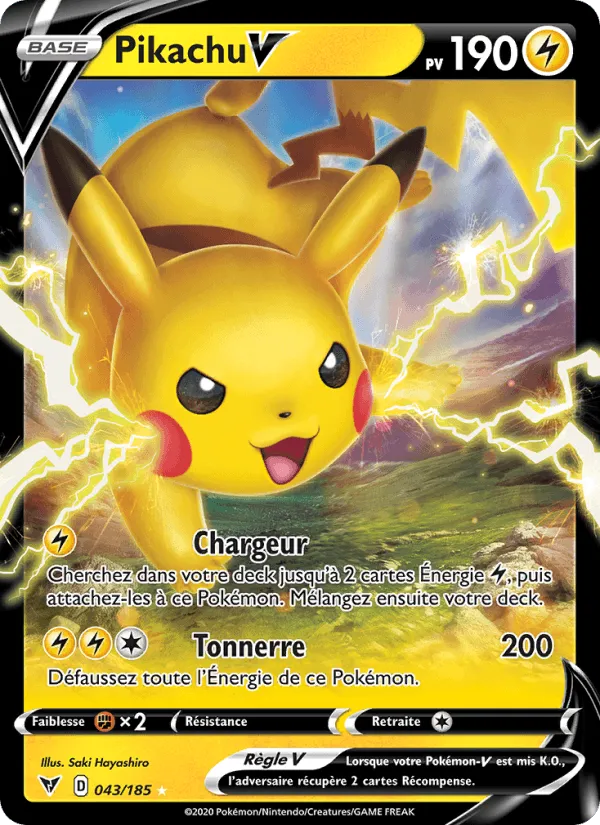 Pikachu V · Voltage Éclatant 43/185
