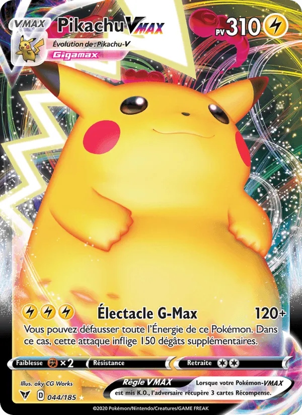 Pikachu VMAX · Voltage Éclatant 44/185