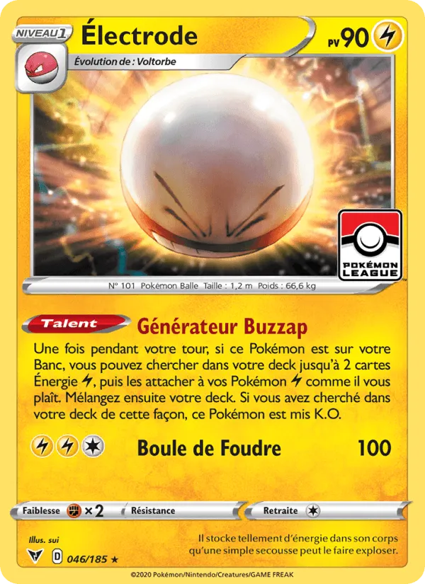 Électrode · Voltage Éclatant 46/185