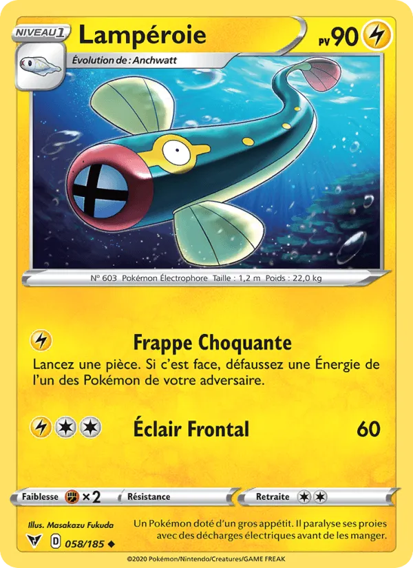 Lampéroie · Voltage Éclatant 58/185