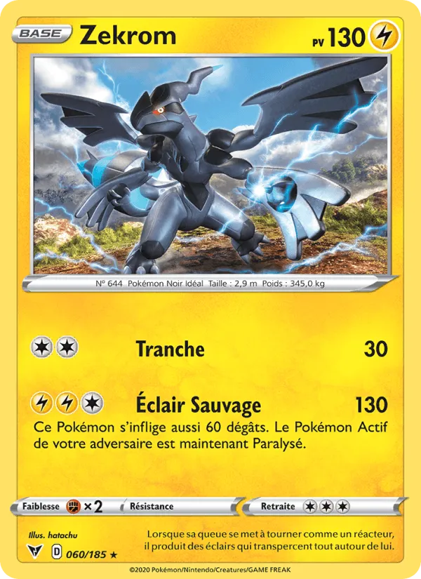 Zekrom · Voltage Éclatant 60/185