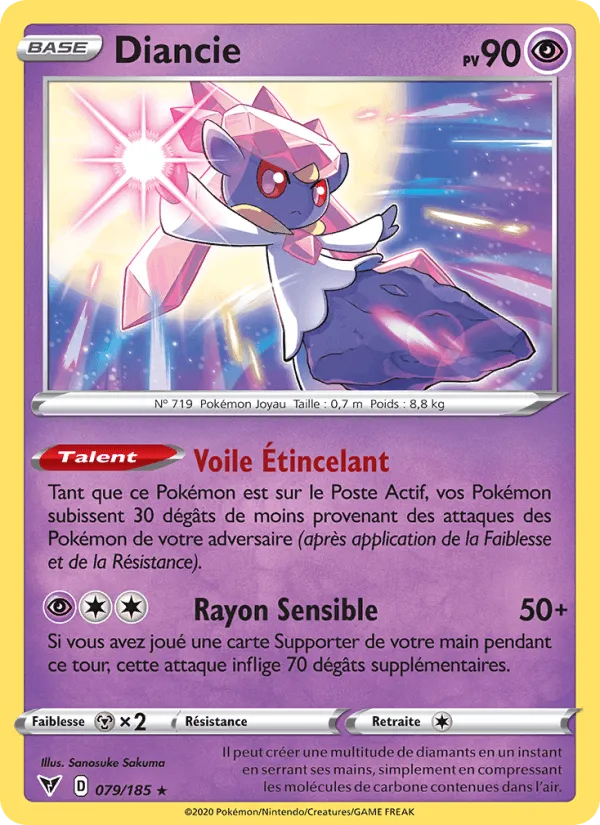 Diancie · Voltage Éclatant 79/185