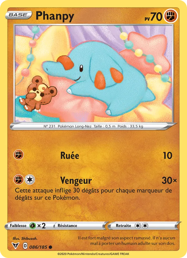 Phanpy · Voltage Éclatant 86/185