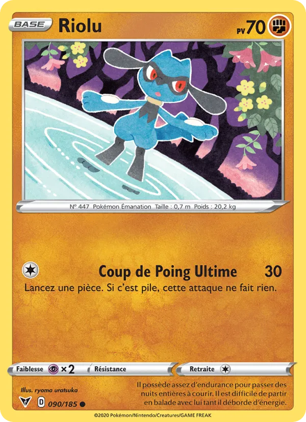 Riolu · Voltage Éclatant 90/185