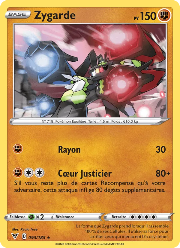 Zygarde · Voltage Éclatant 93/185