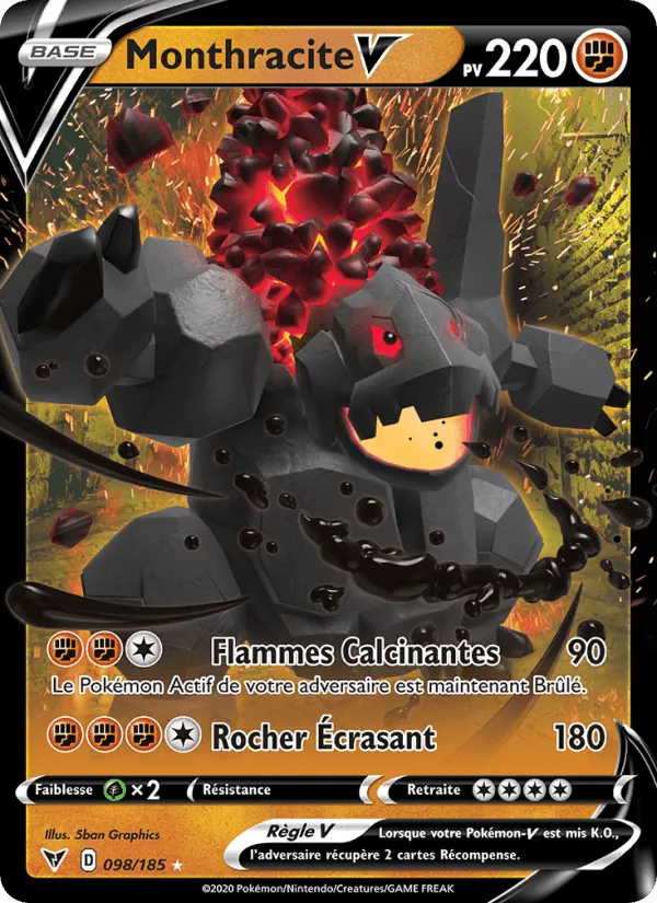 Monthracite V · Voltage Éclatant 98/185