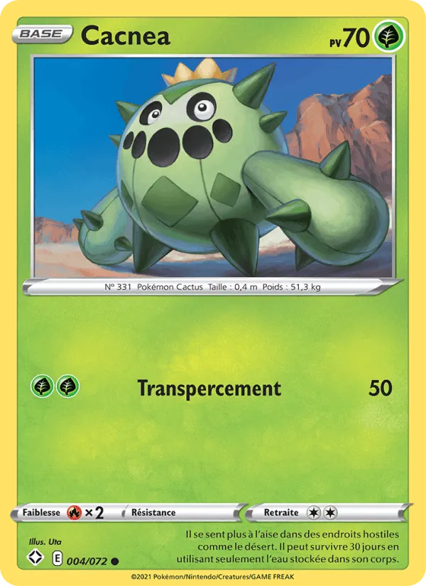 Cacnea · Destinées Radieuses 4/72