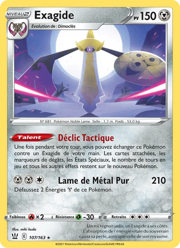 Exagide · Styles de combat 107/163