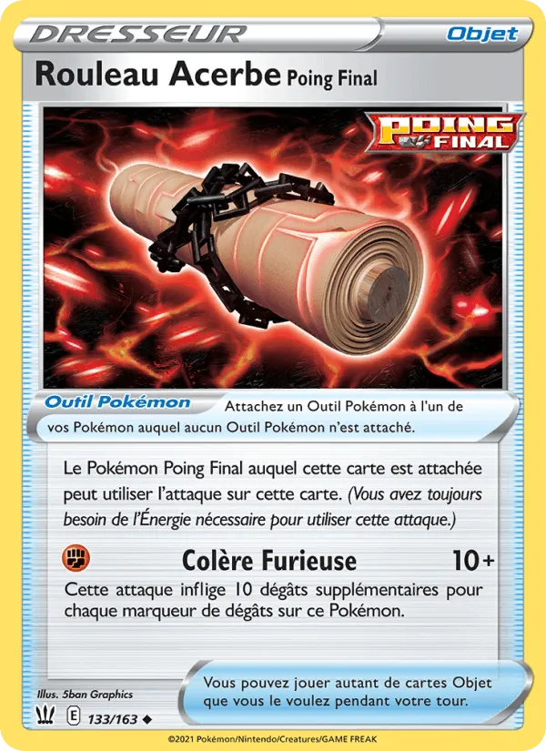 Rouleau Acerbe Poing Final · Styles de combat 133/163