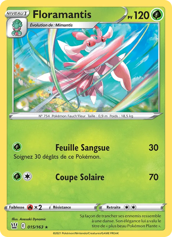 Floramantis · Styles de combat 15/163