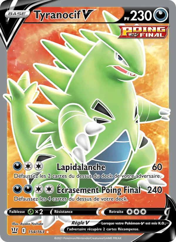 Tyranocif V · Styles de combat 154/163