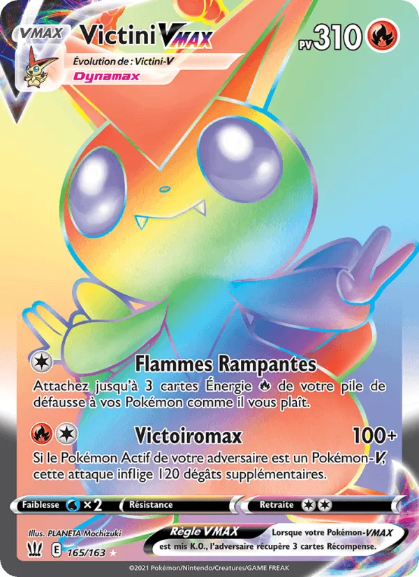 Victini VMAX · Styles de combat 165/163