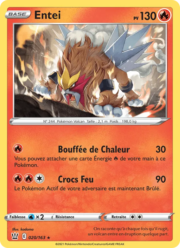 Entei · Styles de combat 20/163