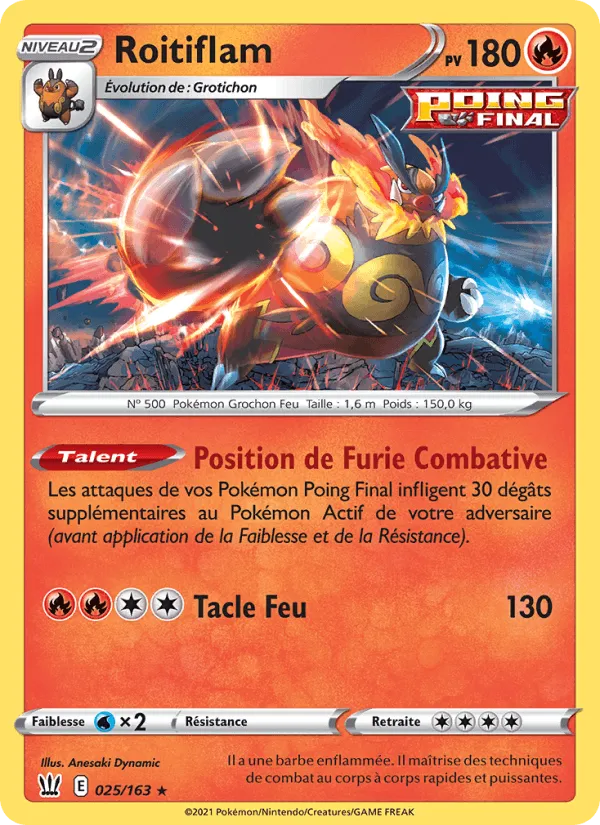 Roitiflam · Styles de combat 25/163