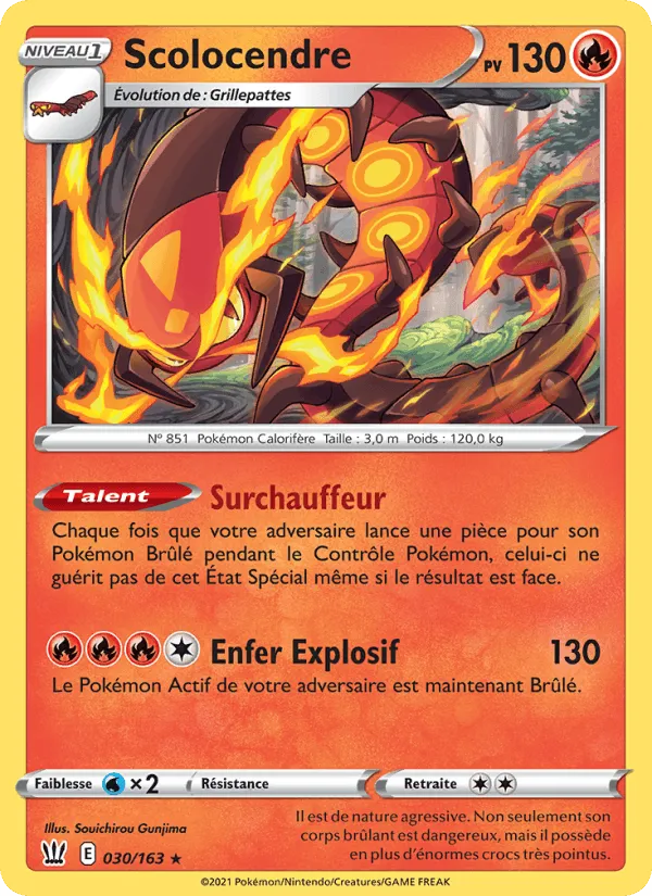 Scolocendre · Styles de combat 30/163