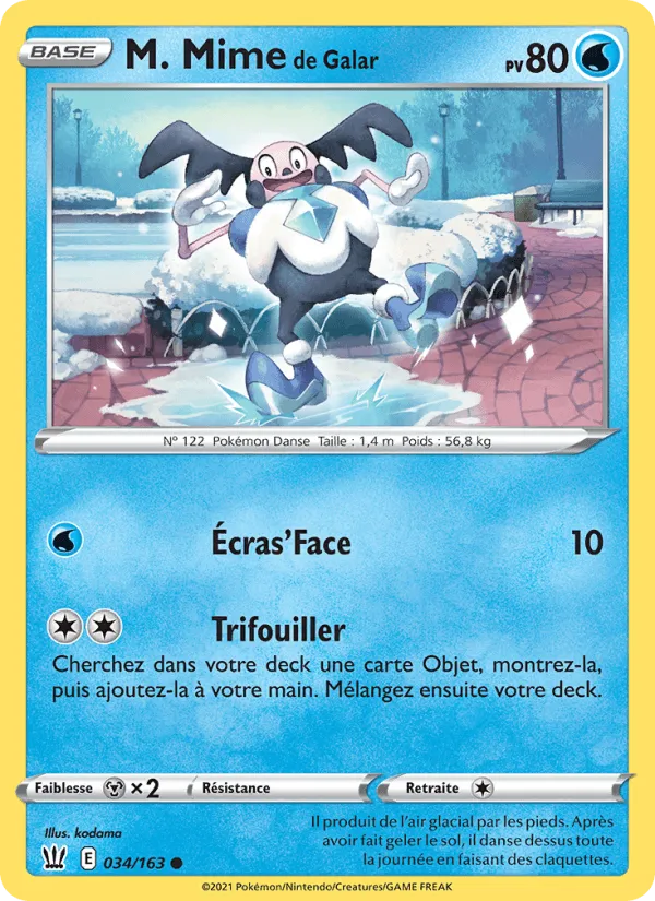 M. Mime de Galar · Styles de combat 34/163
