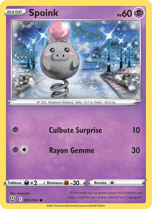 Spoink · Styles de combat 55/163