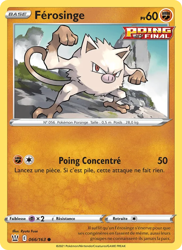 Férosinge · Styles de combat 66/163