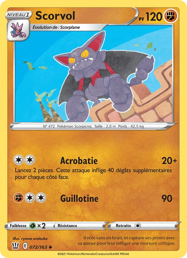 Scorvol · Styles de combat 72/163