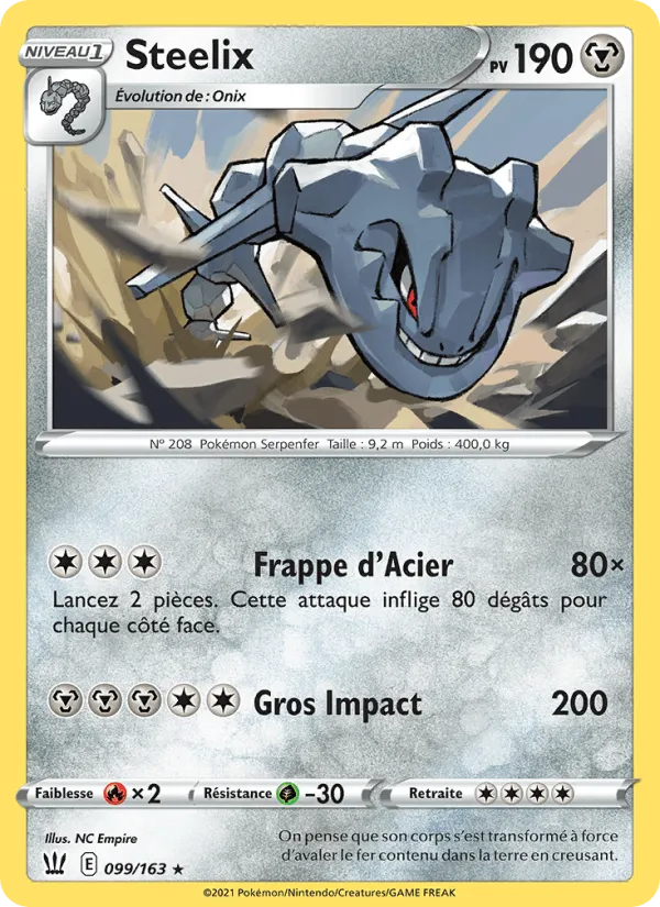Steelix · Styles de combat 99/163