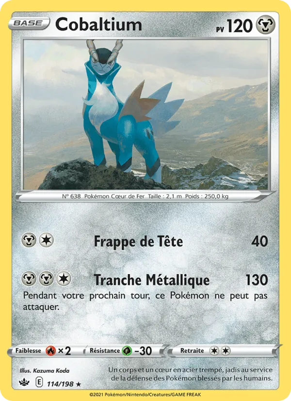 Cobaltium · Règne de Glace 114/198