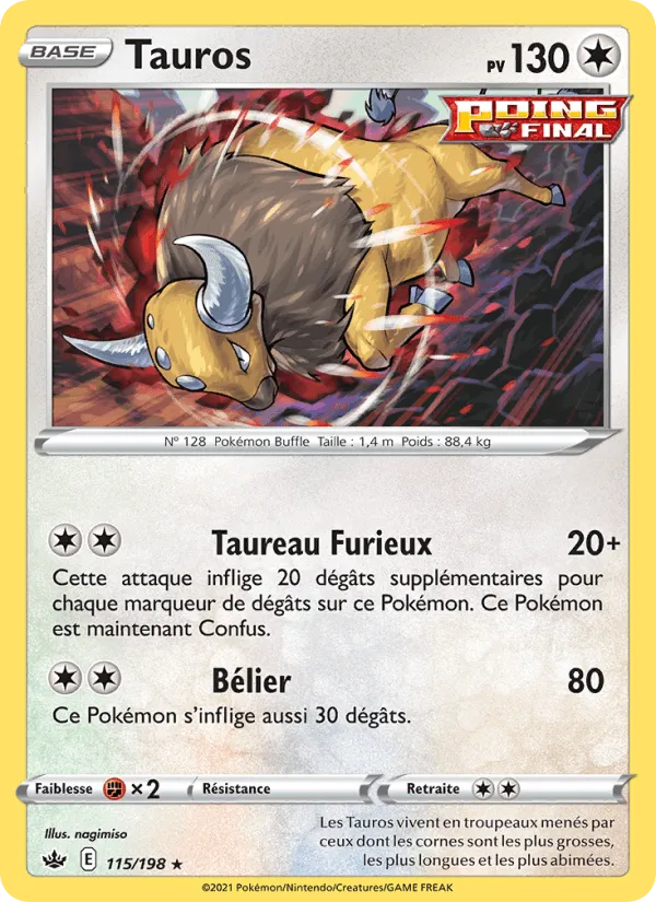 Tauros · Règne de Glace 115/198