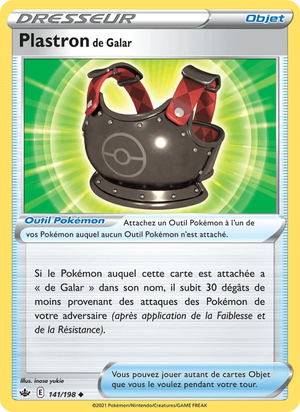 Plastron de Galar · Règne de Glace 141/198