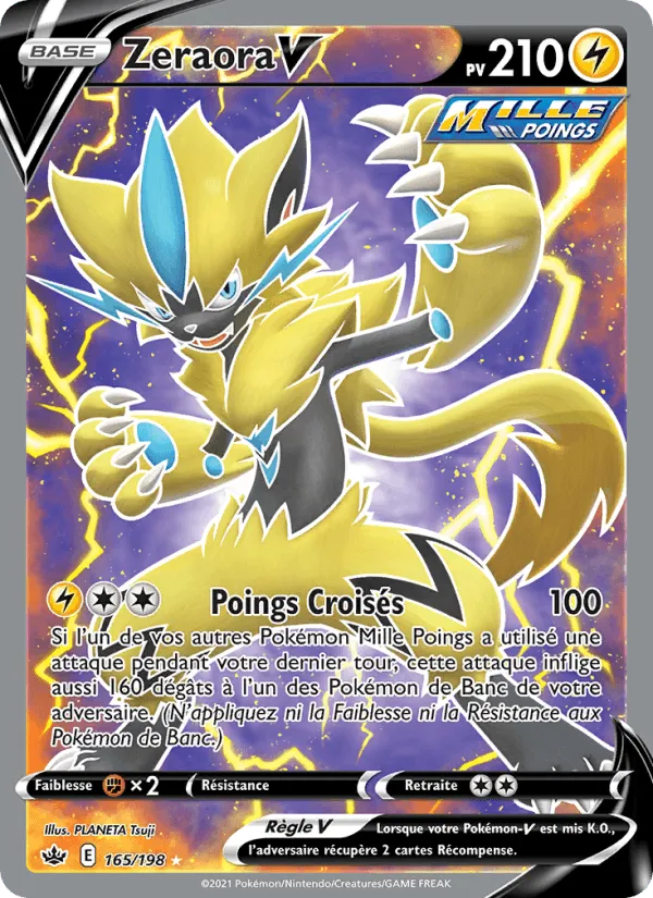 Zeraora V · Règne de Glace 165/198