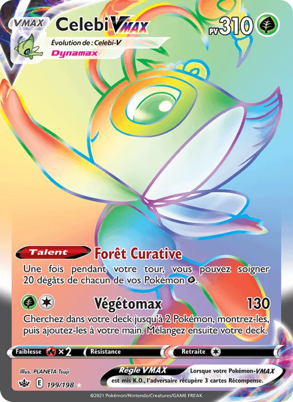 Celebi VMAX · Règne de Glace 199/198