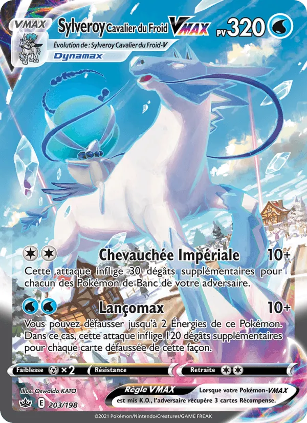 Sylveroy Cavalier du Froid VMAX · Règne de Glace 203/198
