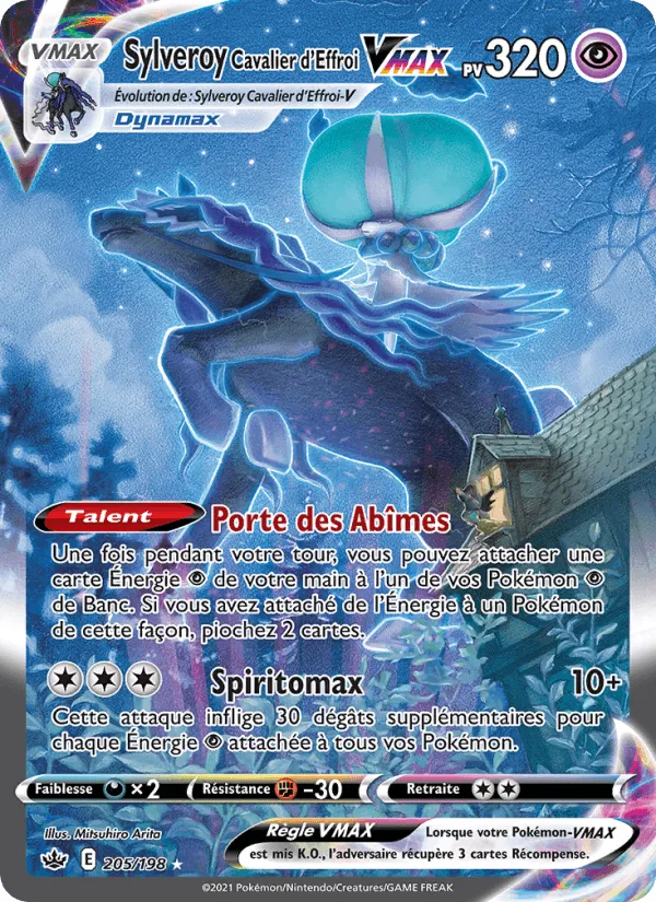 Sylveroy Cavalier d'Effroi VMAX · Règne de Glace 205/198