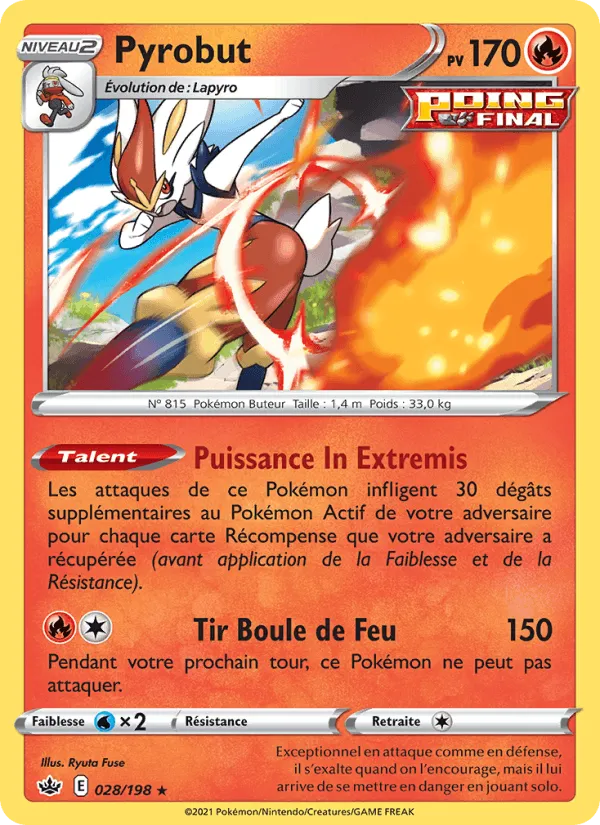 Pyrobut · Règne de Glace 28/198