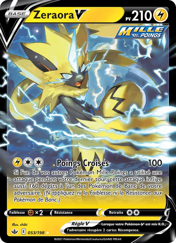 Zeraora V · Règne de Glace 53/198