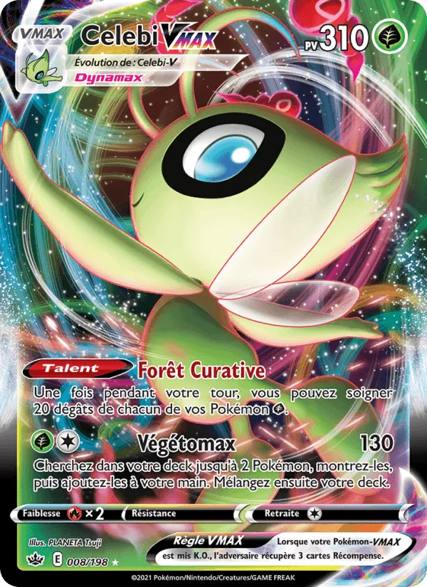 Celebi VMAX · Règne de Glace 8/198