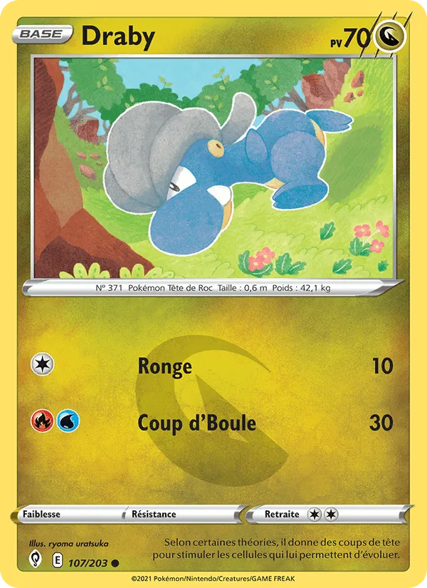 Draby · Évolution Céleste 107/203