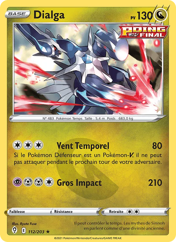 Dialga · Évolution Céleste 112/203